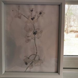 room decor flower painting
